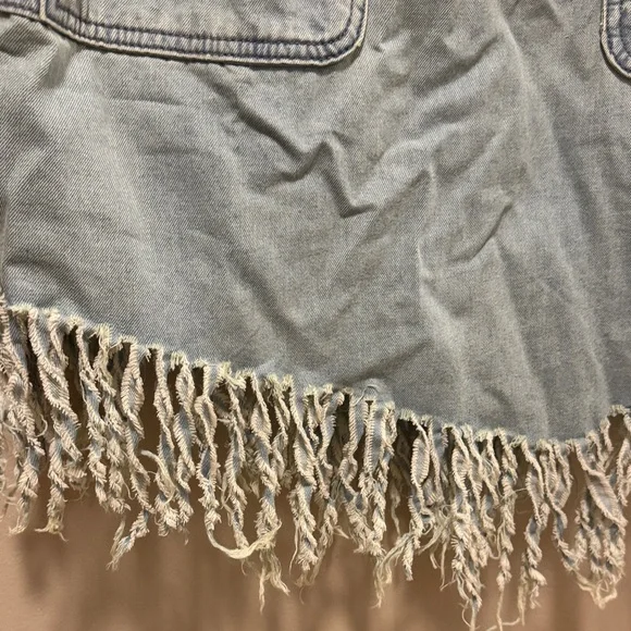 Denim Fringe Dress - Picture 5 of 7